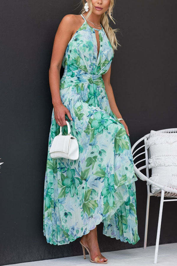 Tamara Premium Floral Charm Dress Chic Silhouette Collection