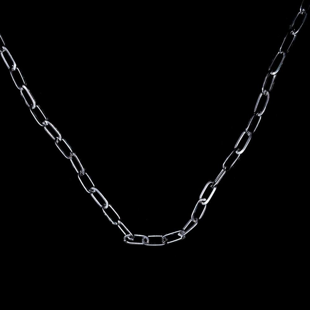 Minimalist Hiphop Punk Trendy Cross Sweater Chain Necklace Set