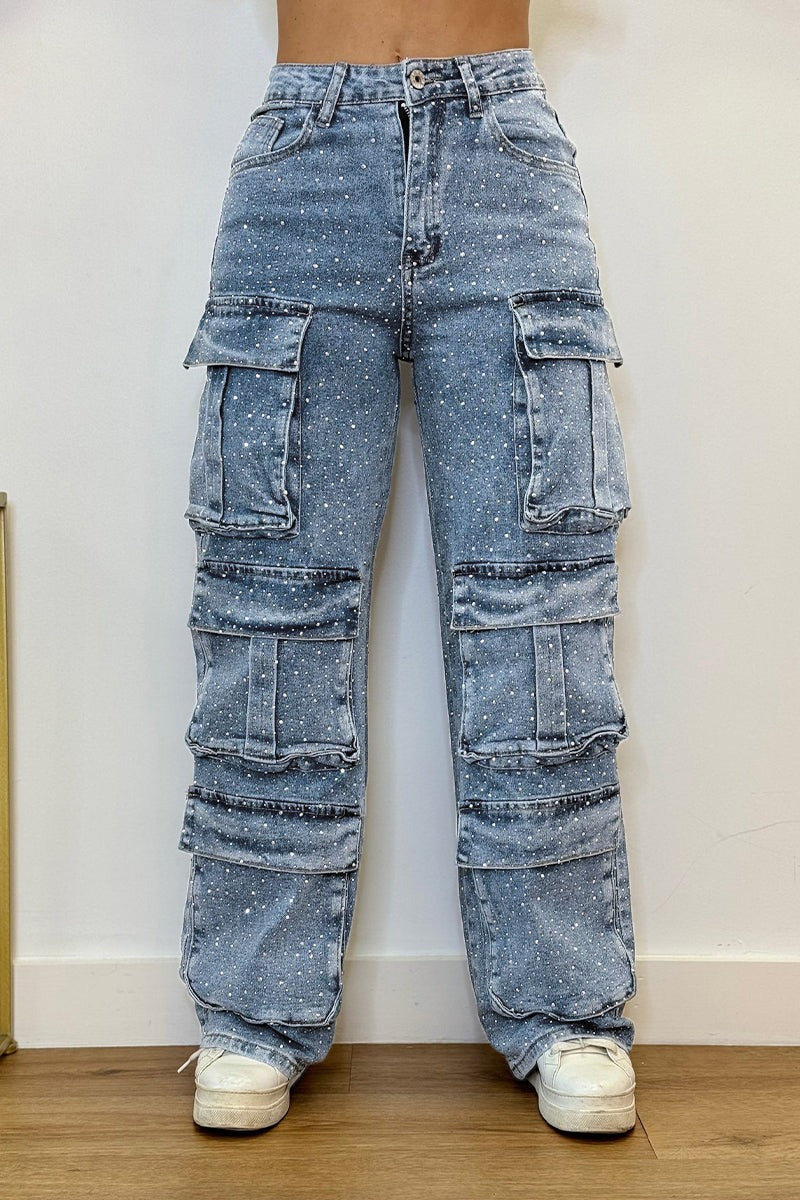 Rhinestone Jeans