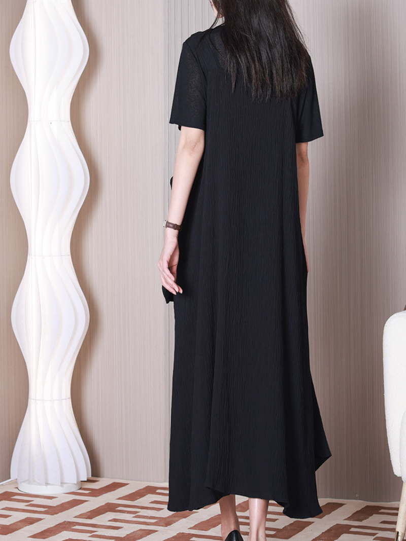 Like A Dream Round Neck A-line Dress