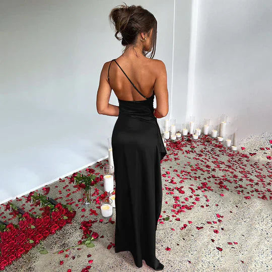 Ariana Premium Satin Maxi Dress Designer Edit