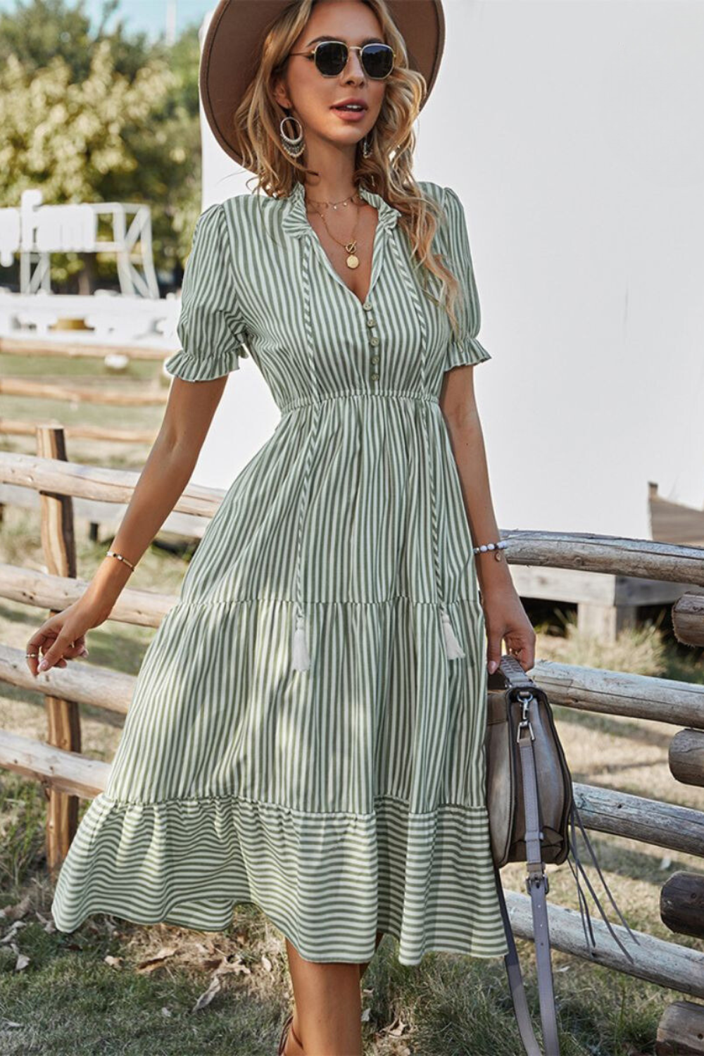 Nadia Stylish Dress For Vintage Inspired Dress with Premium Casual Styling