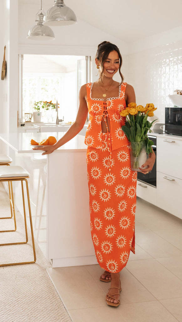 Emrita Co-ord - Orange