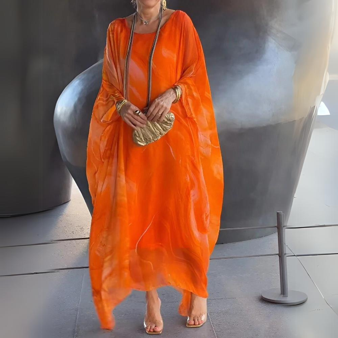 Marcia Exclusive Silk Chiffon Dress Evening Wear Edit