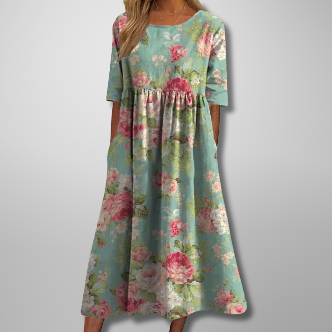 Faye | Relaxed Floral Midi 2