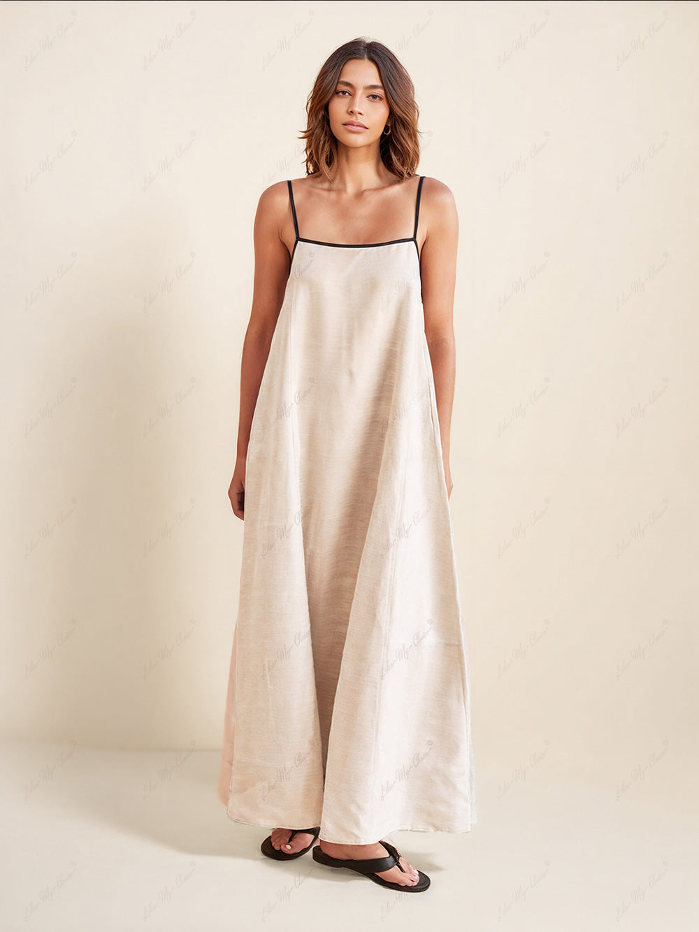 Classic Style Stylish Contrasting Suspender Dress