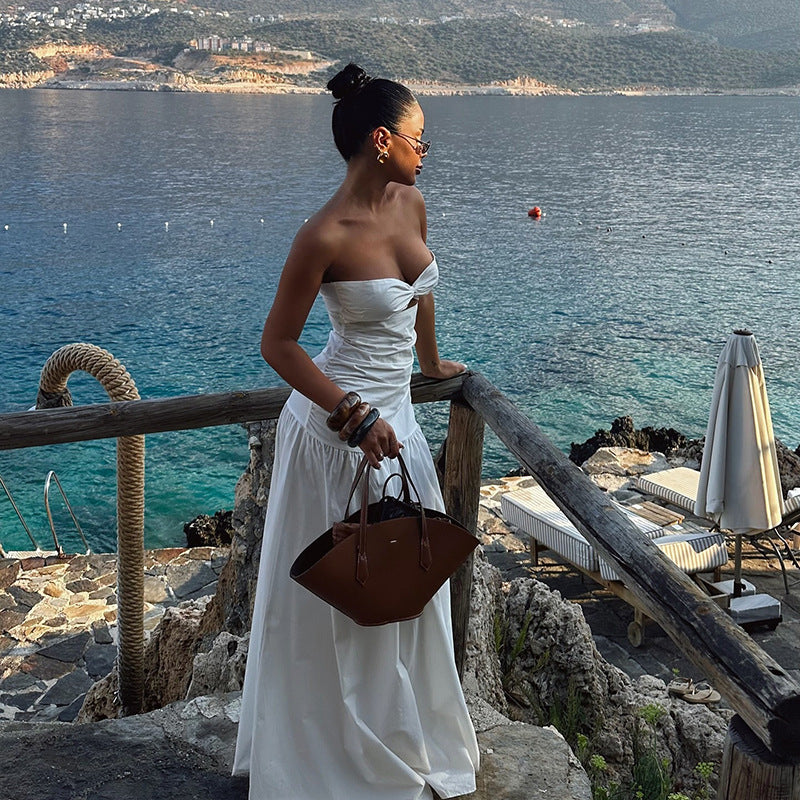 Cruz Maxi Dress White