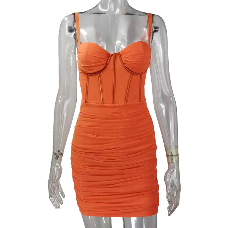 Cupid's Dream Mini Dress Orange