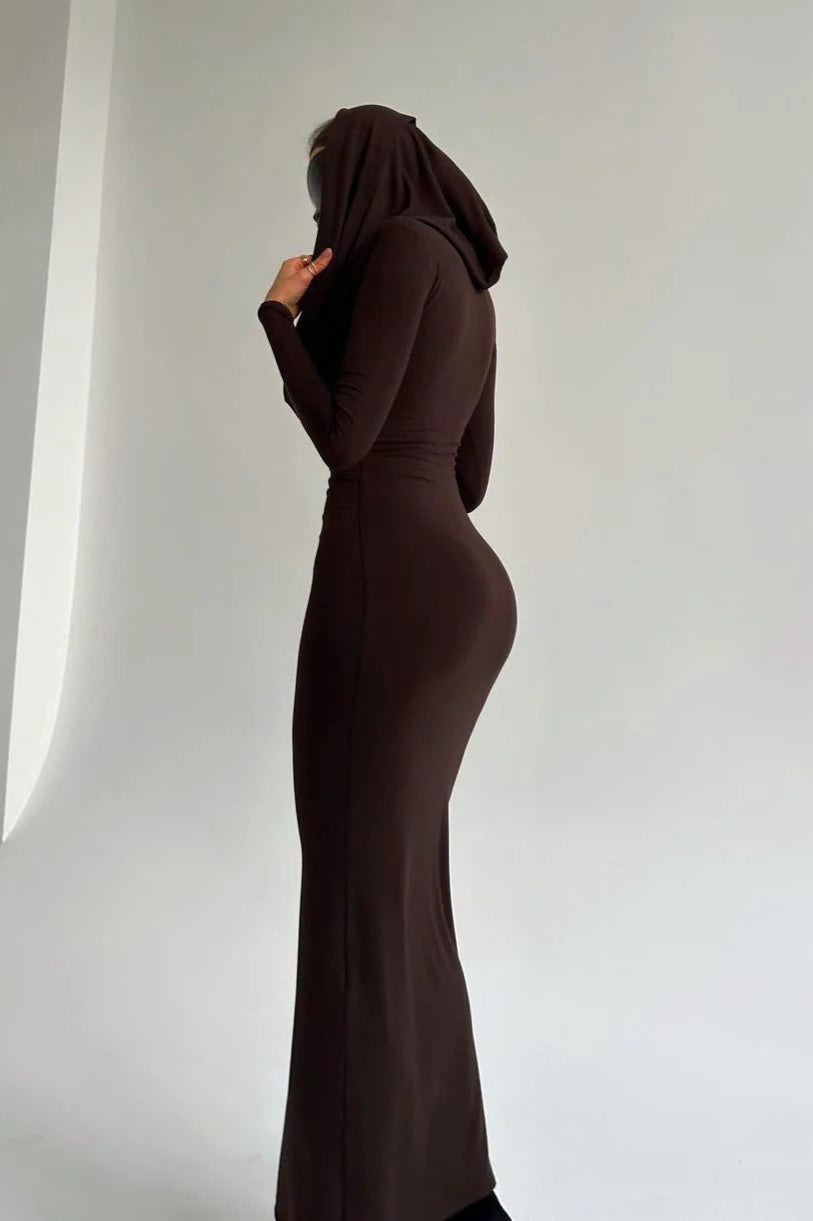 SlimFit Solid Color Party Dress