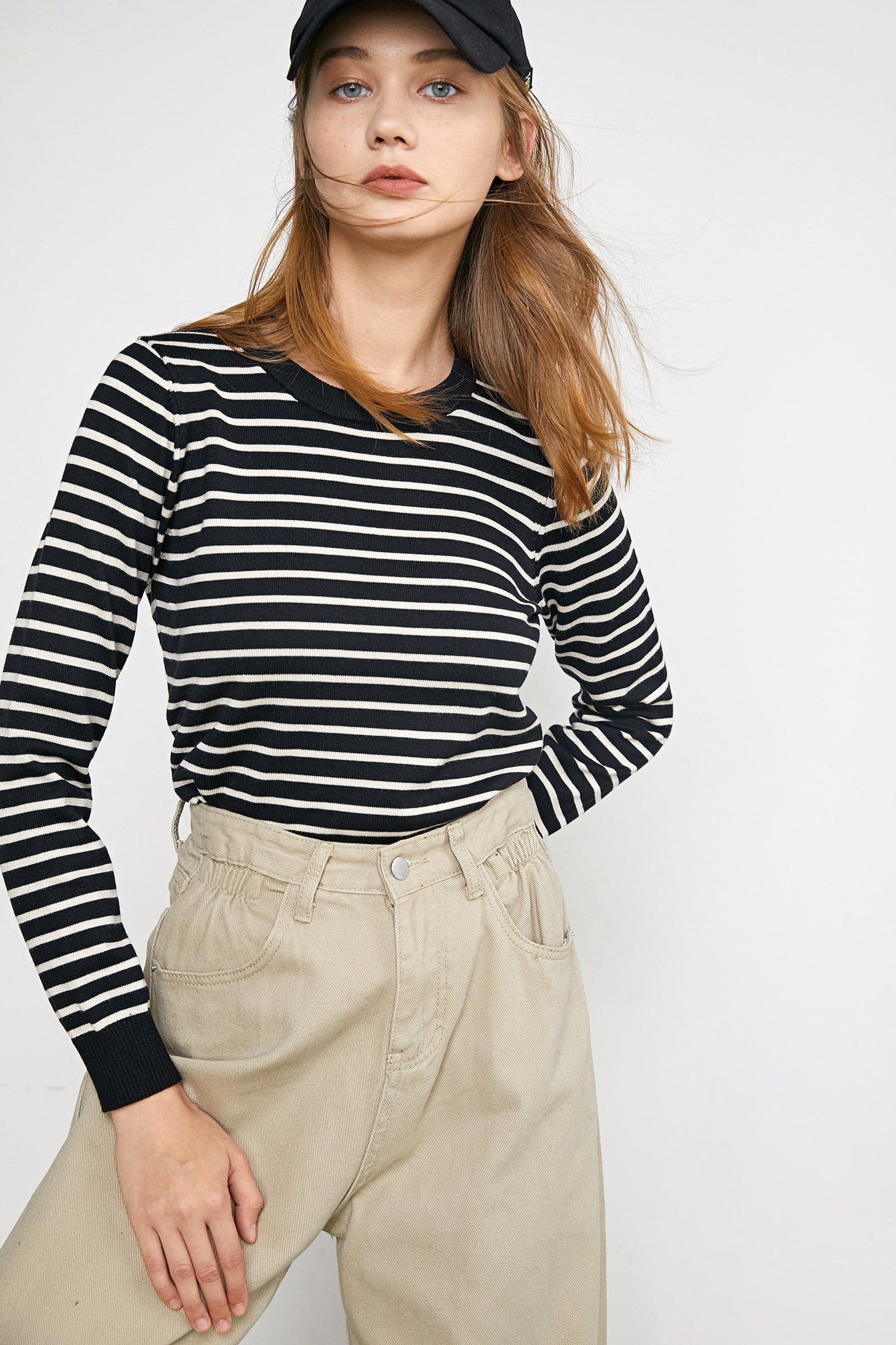 Virgil Black Striped Sweater