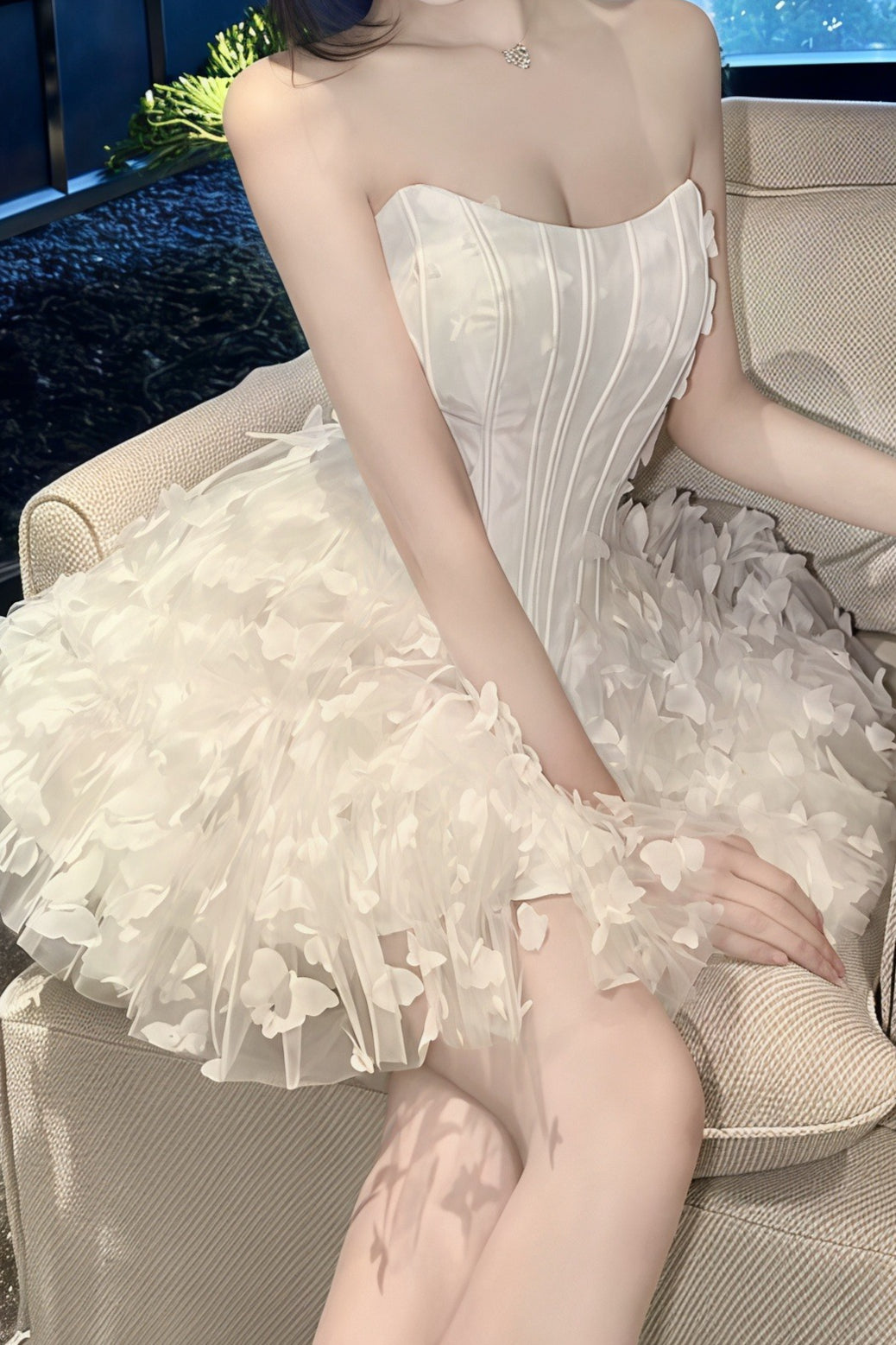 Corset Bow Bustier Mini Dress 6