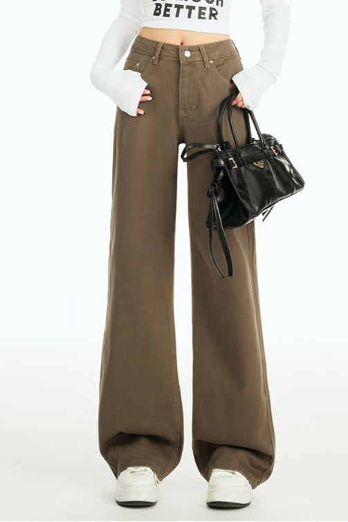 High Waist Loose Wide Leg Jeans