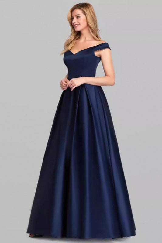 Satin Halter Backless Floral Elegant Bodycon Formal Dress