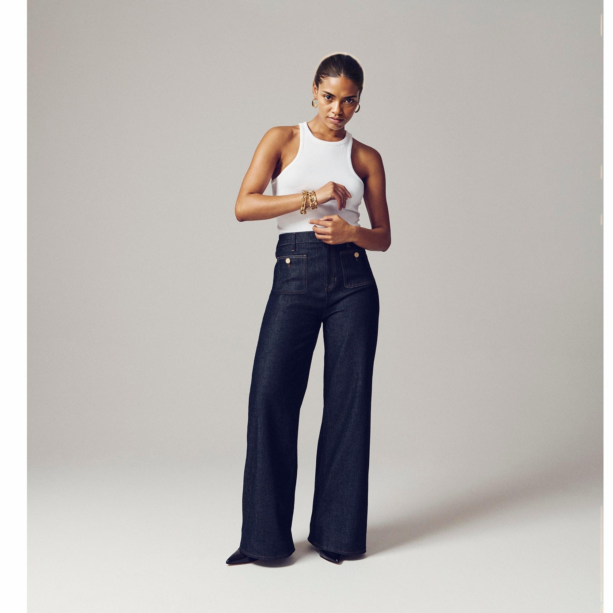 Tummy Control Wide Leg Trouser