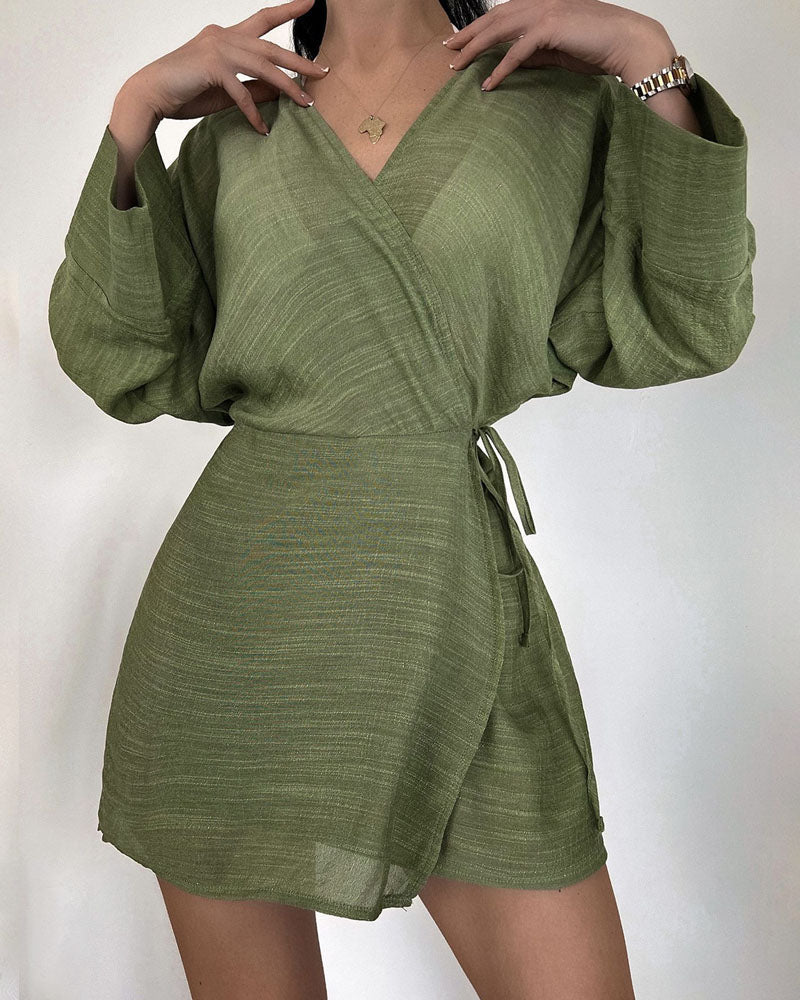 Kali Premium Vacation V Neck Bikini Dress Wardrobe Essential