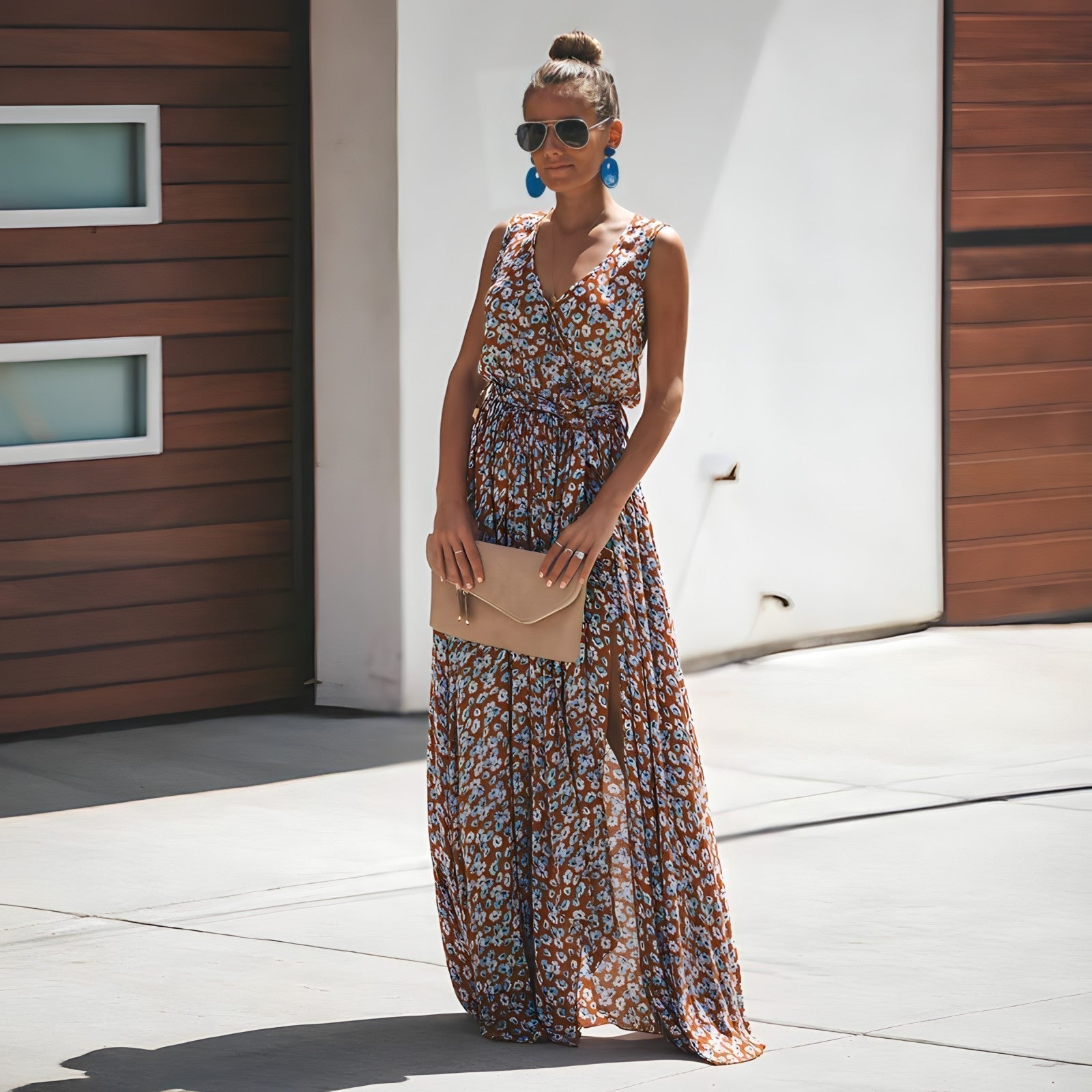 Kimberly Statement Bohemian Chic Lange Dress Boutique Collection