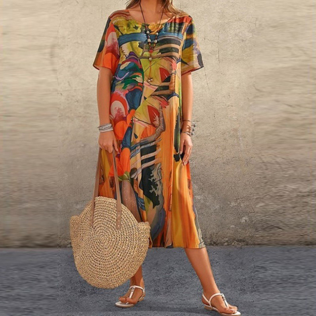 Haydée Chic 3d Hand Painted Dress Premium Wardrobe Essential