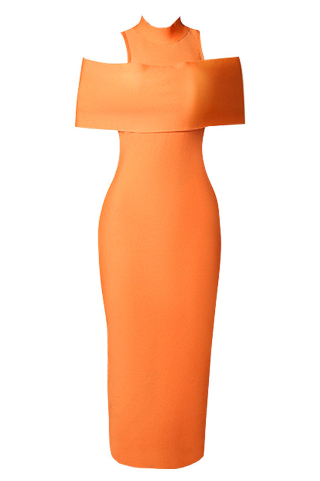 Clara Off Stylish Shoulder Bandage Dress