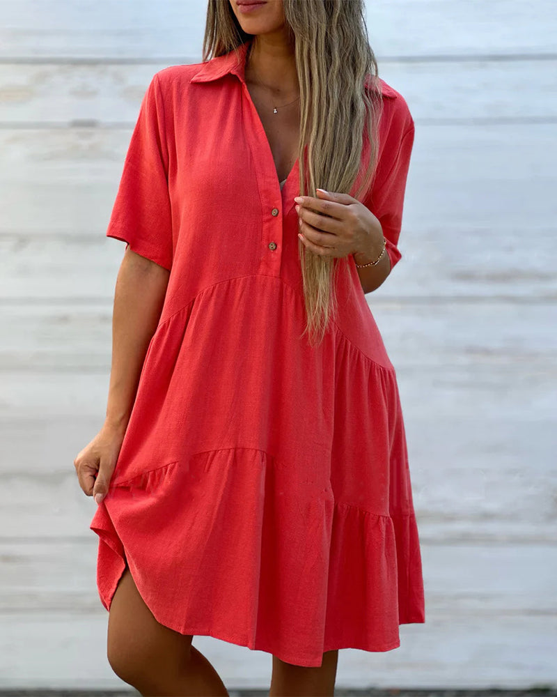 Megara Chic and Versatile Summer Dress for Women Bold Statement Look