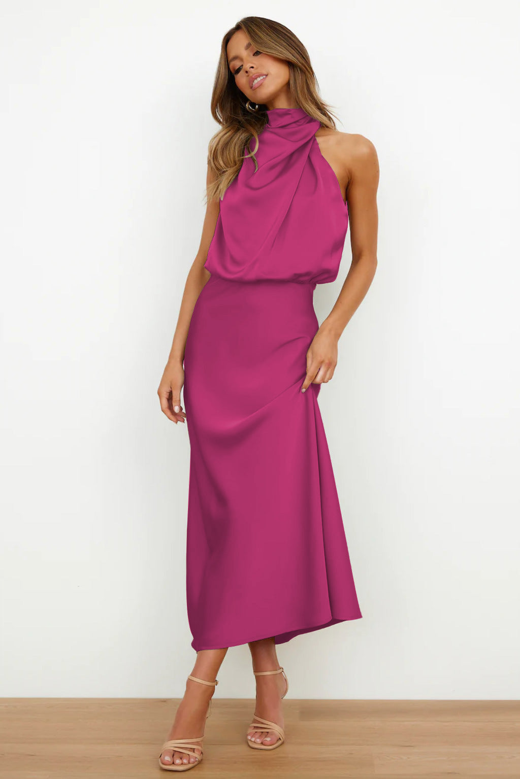 Isabella Boutique Maxi Dress with High Neck Collection