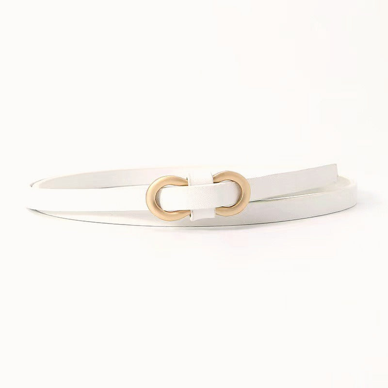 Slim Chic Leather Waist Belt
