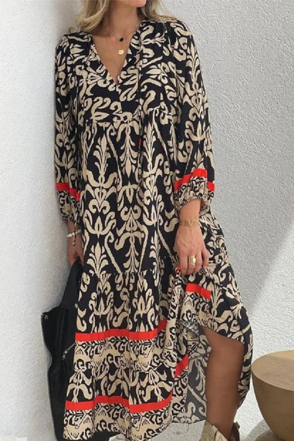Cecilia Effortless Long Sleeve Dress Boutique Collection