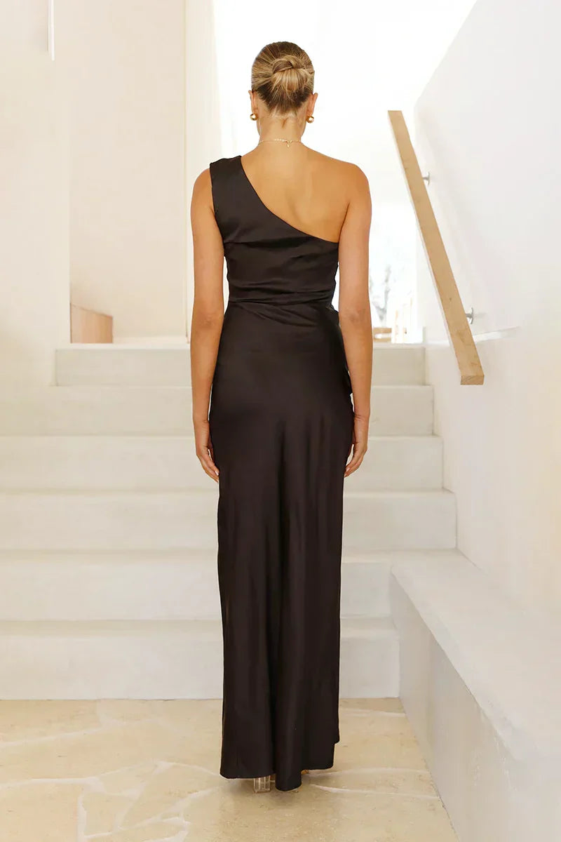 Elena Chic Maxi Dress Black Designer Edit