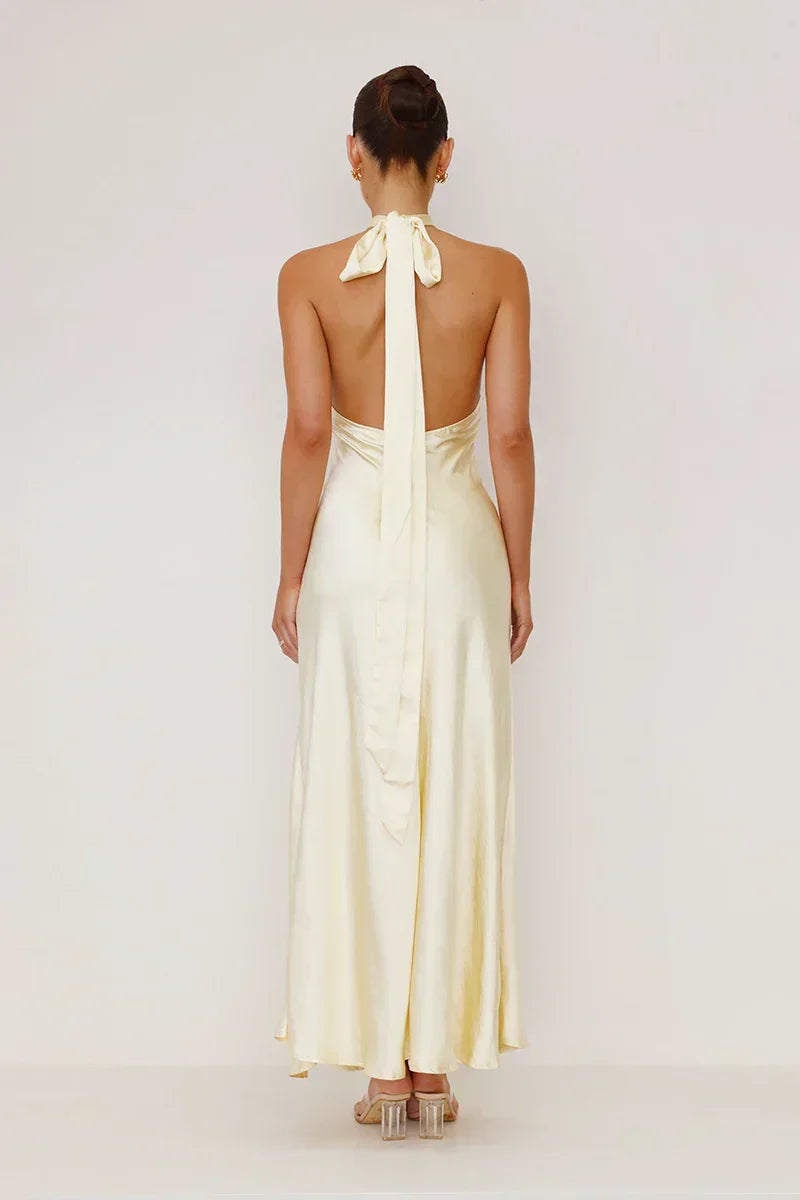 Elsa Exclusive Maxi Dress Yellow Designer Edit