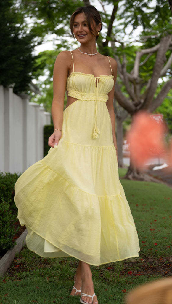Saz Maxi Dress Yellow