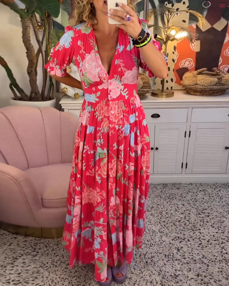 Sofia Exclusive Dress with Floral Enchantment Boutique Collection