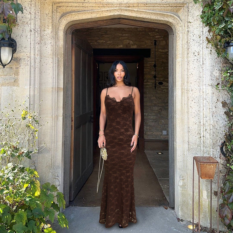 Harris Maxi Dress Brown