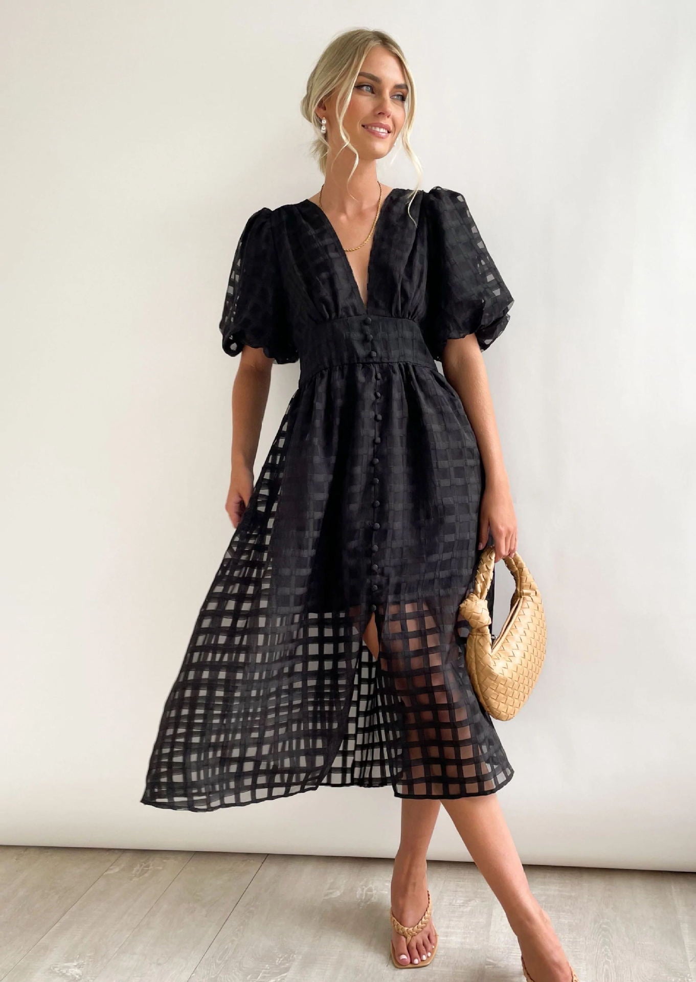 Paradise Midi Dress Black