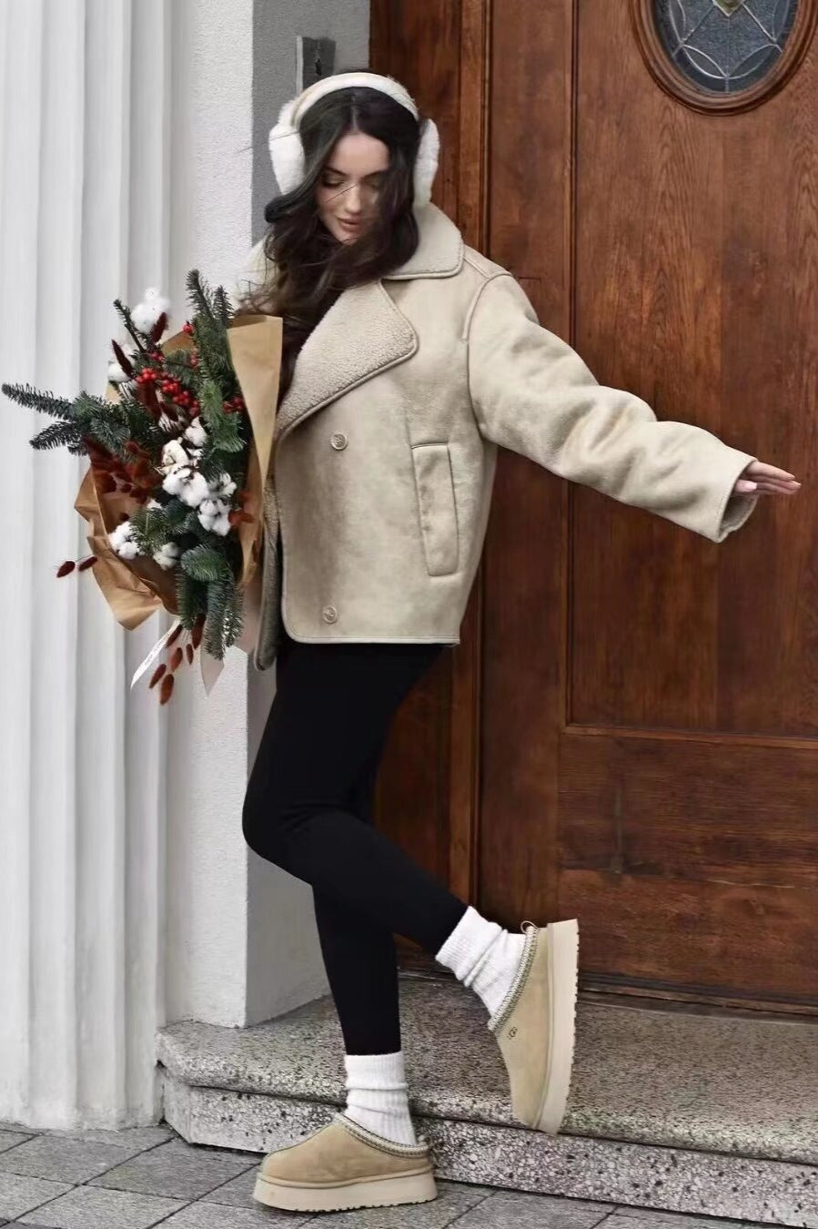 Double-Sided Fleece Loose Warm Jacket