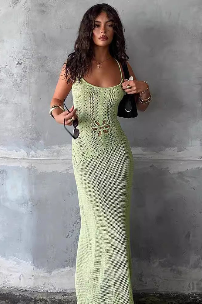 Backless Cutout Knit Sweater Dress 2