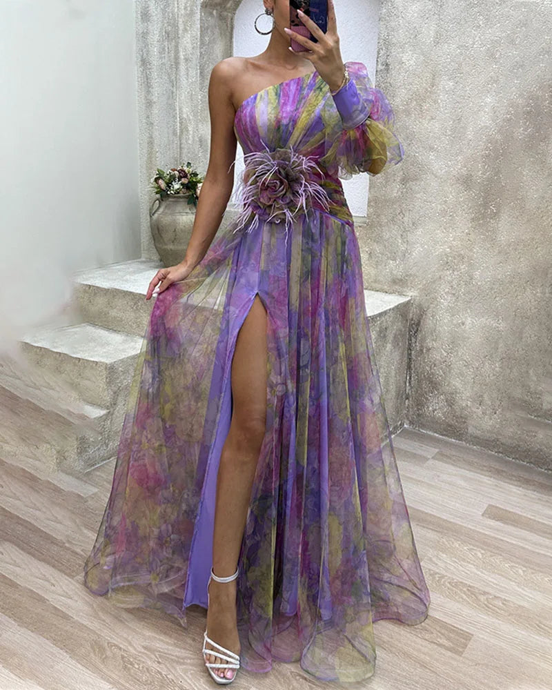 Alessandra Timeless Off the Shoulder Party Dress Evening Wear Edit
