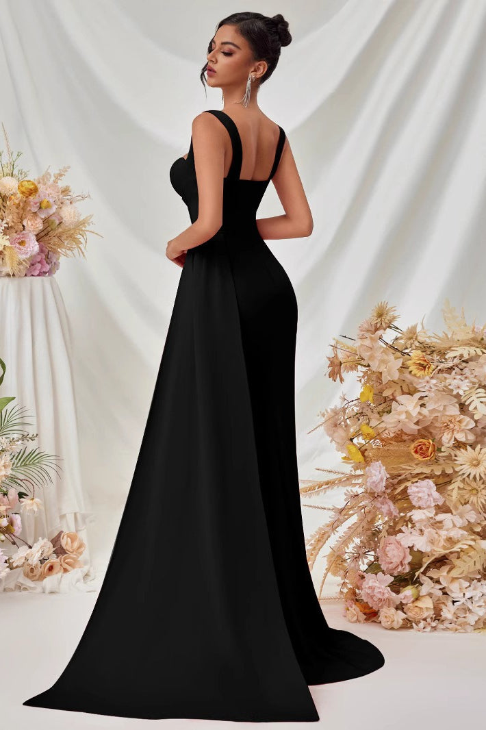 Sexy Bodycon Slit Maxi Party Dress