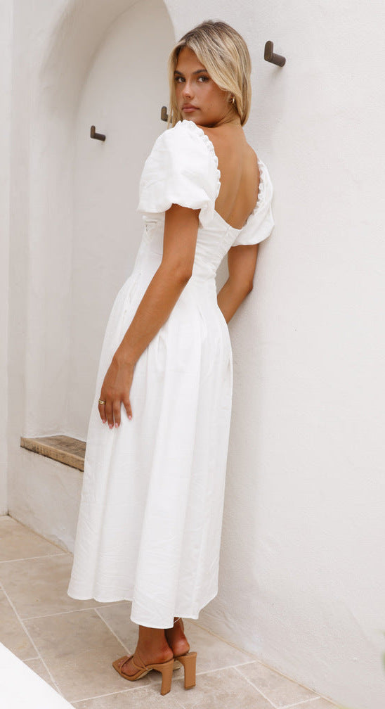 Algar Dress White