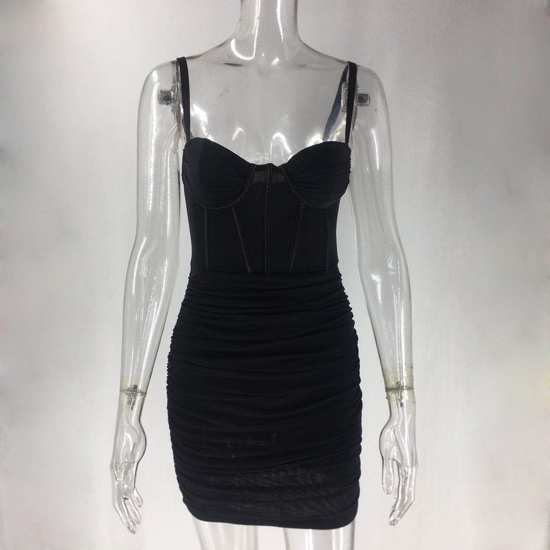 Cupid's Dream Mini Dress Black