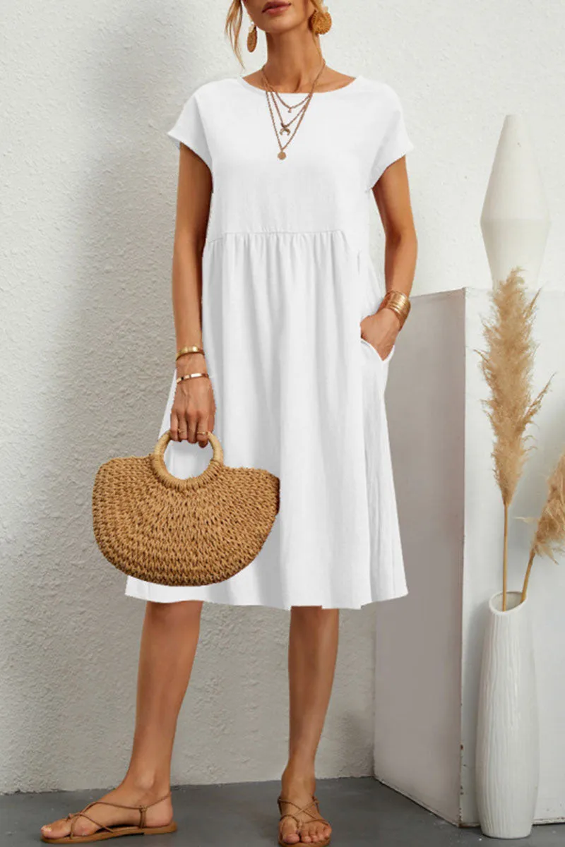 Lydia Timeless Women's Casual Colorful Dress Evening Wear Edit