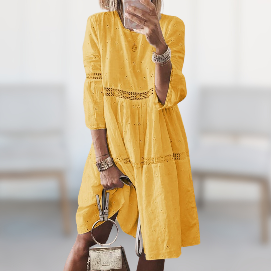 Mónica Exclusive Embroidered Dress Designer Edit