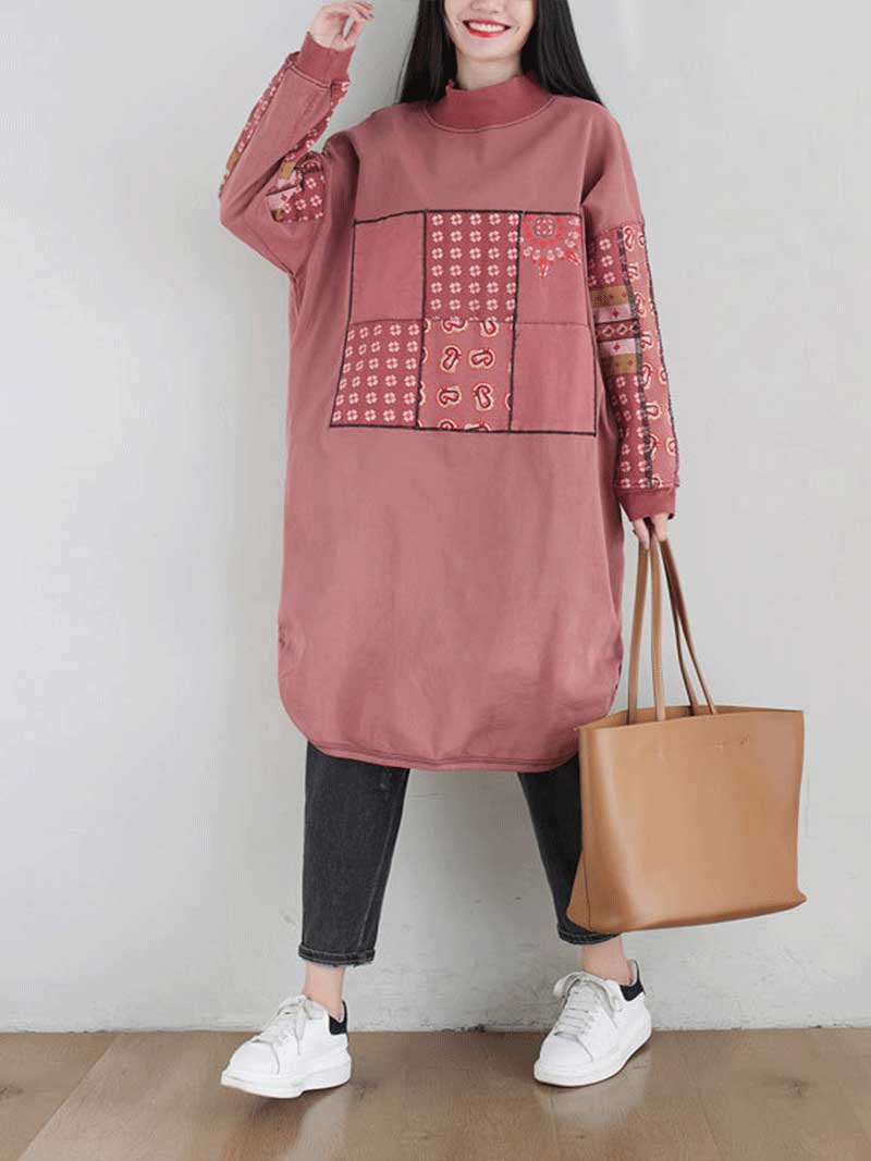 Remember Me Alway Turtleneck Pullover Sweater Midi Dress