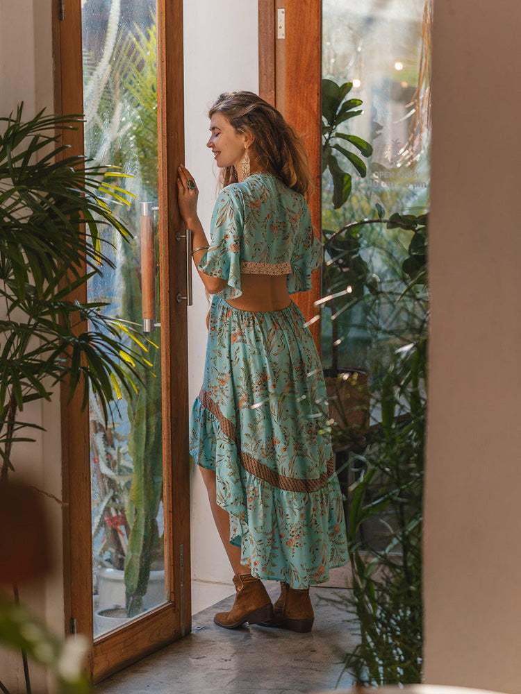 High-Low Midi Dress
