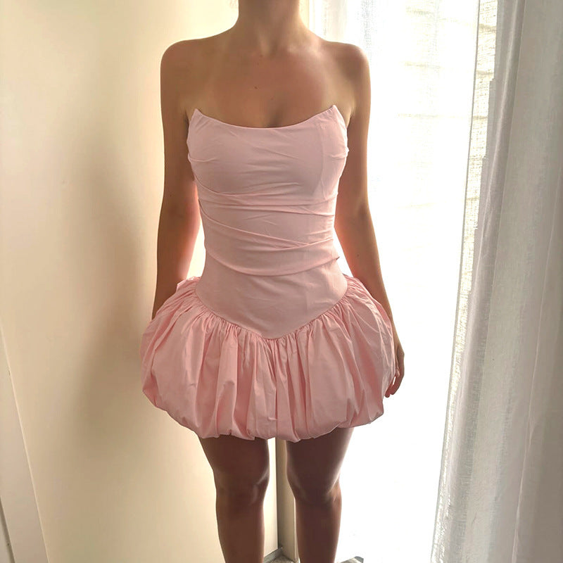 Carnation Mini Dress Pink