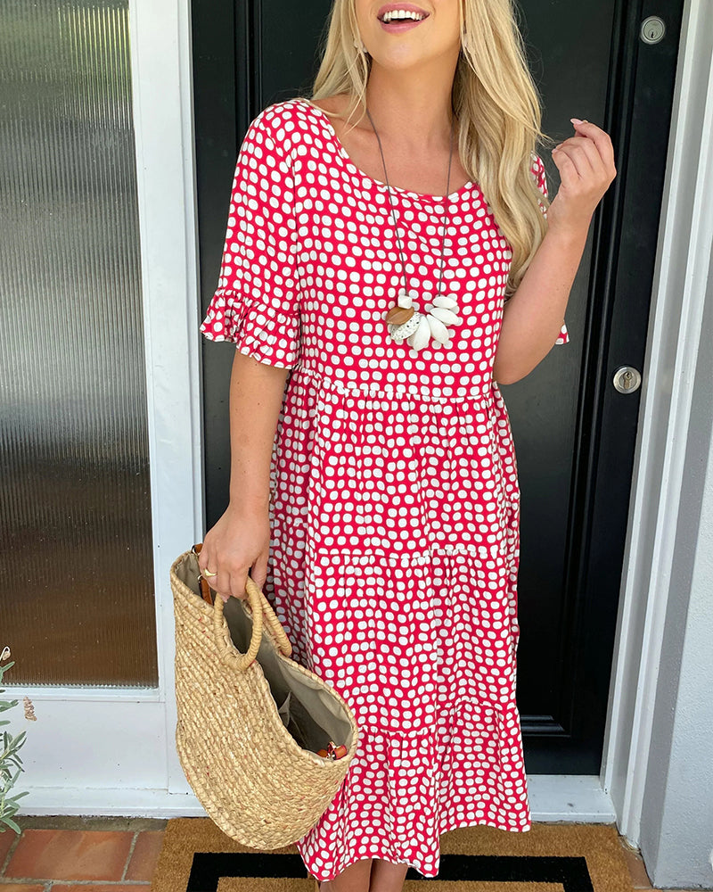 Masha Classic and Elegant Summer Dress for Women Modern Chic Style
