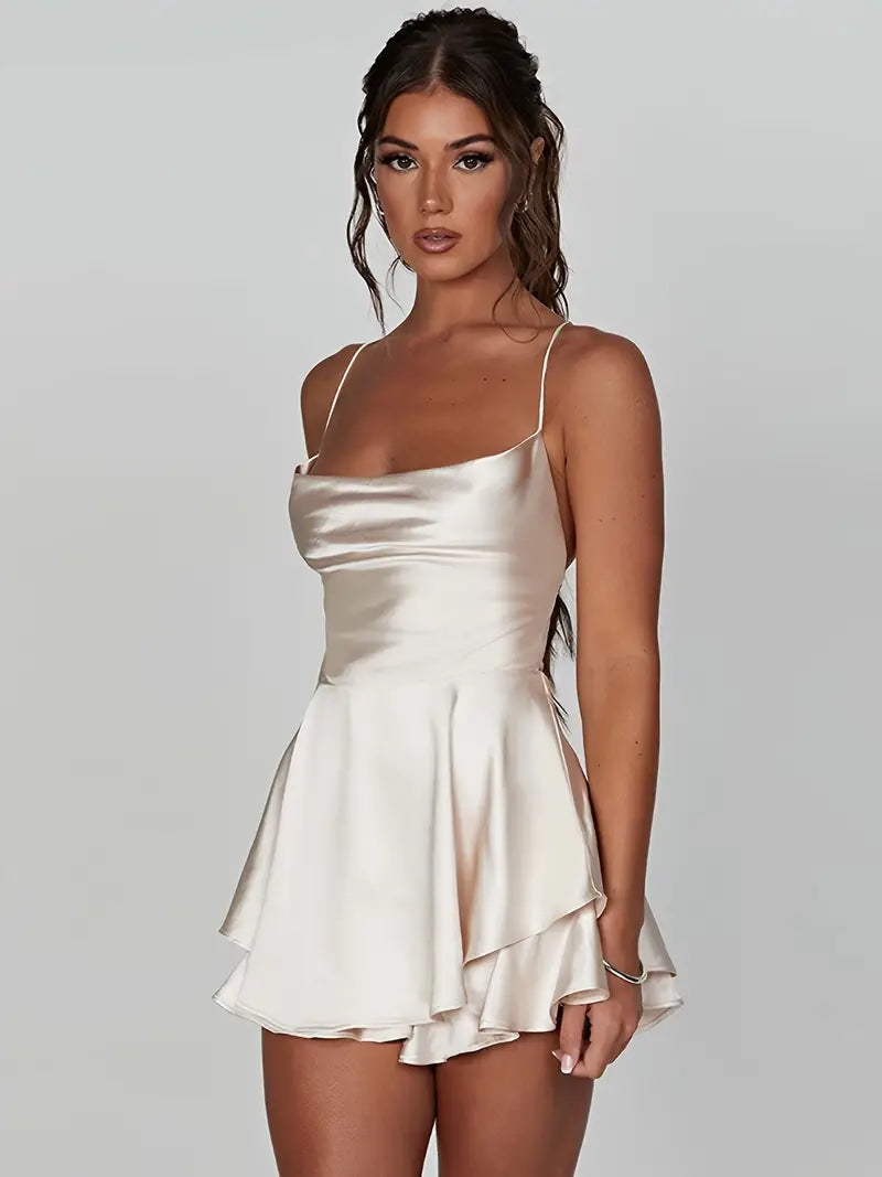 Alegría Timeless Seductive Silk Cocktail Dress Designer Edit