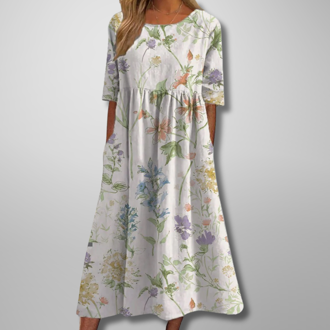 Faye | Relaxed Floral Midi 4