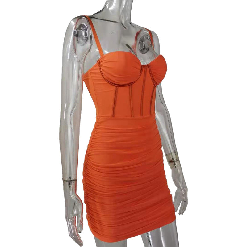 Cupid's Dream Mini Dress Orange