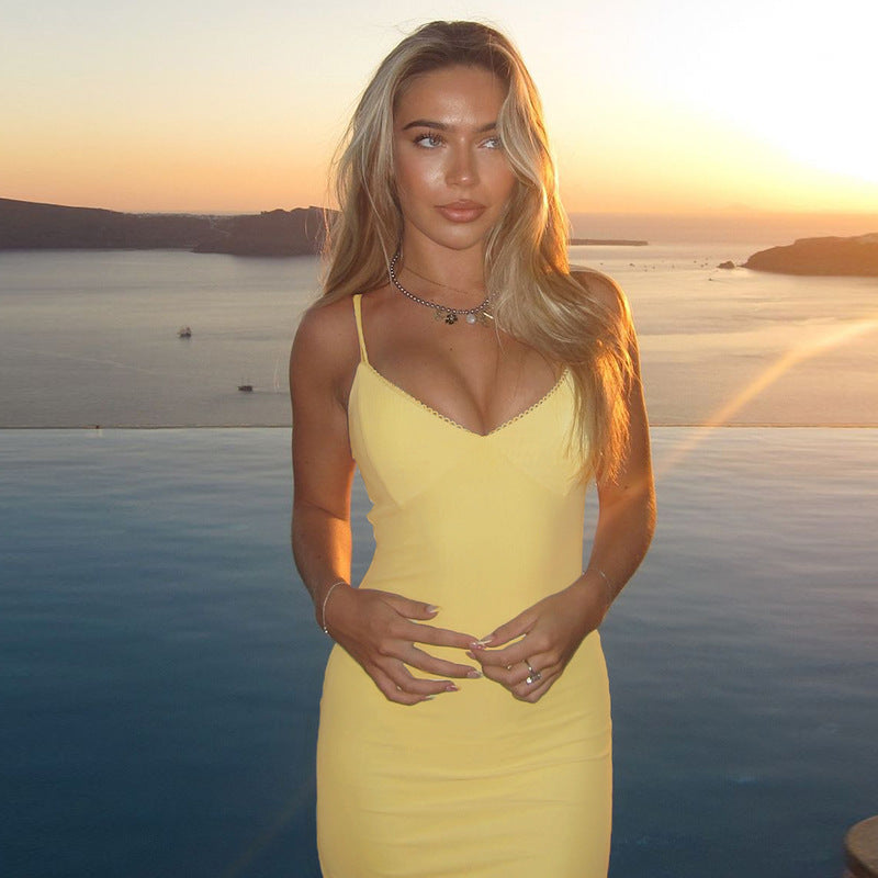 Watts Maxi Dress Yellow
