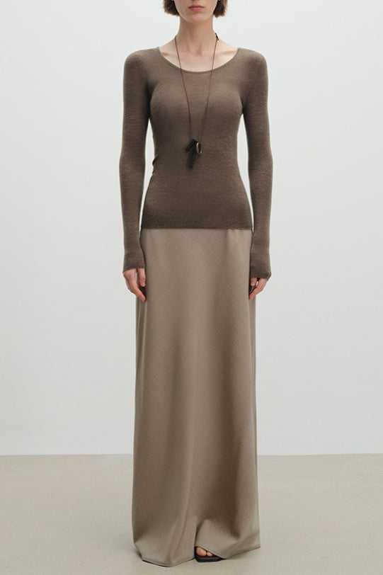Soft Wool Seamless Multi-Neck Slim Knit Base Layer