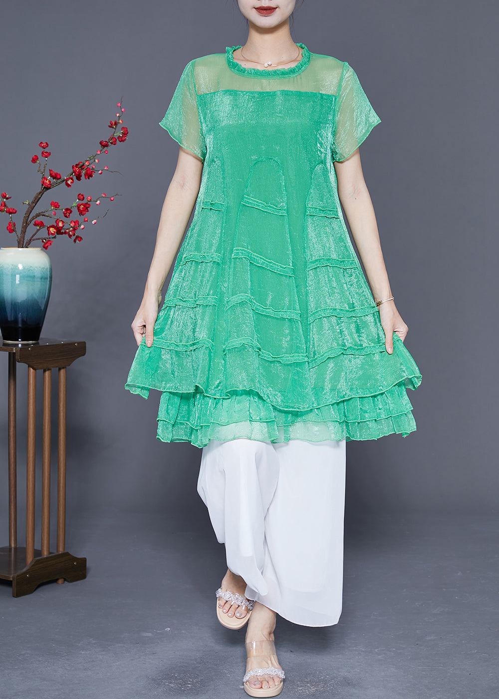 A Vintage Style Dress with Delicate Timeless Details